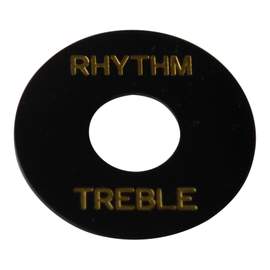 Guitar LP, Switch Backplate Black