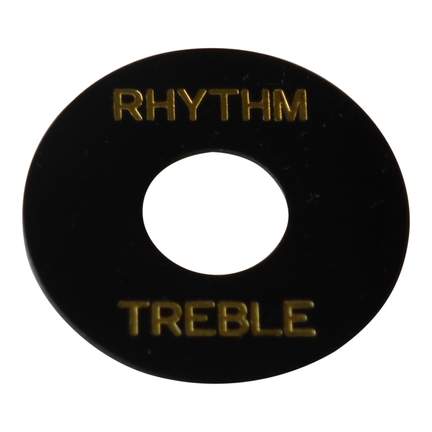 Guitar LP, Switch Backplate Black