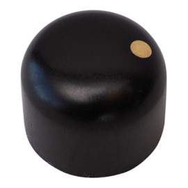 Guitar Control Knob TC/PB  Vintage Domed Ebony Off Set Eye