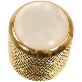 Guitar Control Knob TC Gold Vintage, Pearl Dot