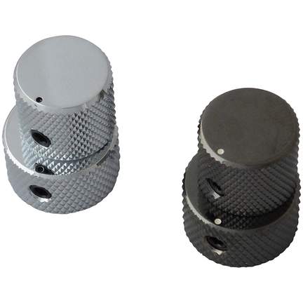 Guitar Control Knob Dual Concentric, Chr