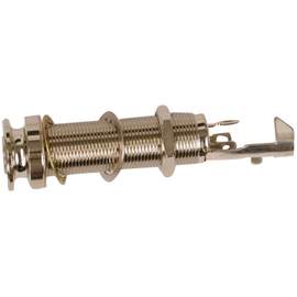 Acoustic Guitar Endpin Jack Gold Stereo