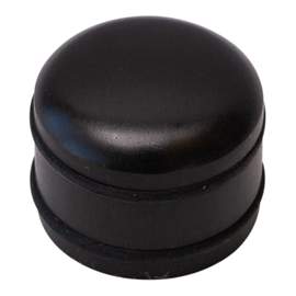 Guitar Control Knob TC/PB  Vintage Domed Ebony Black Ring