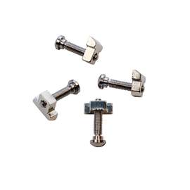Guitar Br & Tailpiece Part Set of 6 LP Microsaddles, Gold