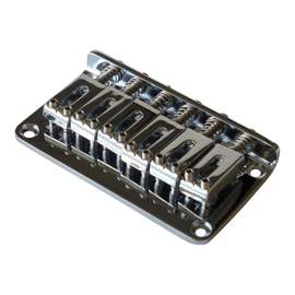 Guitar Bridge/Tailpiece Sc, Chrome Non Tremolo