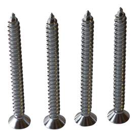 Guitar Neck Fit Anchor Screws, Set Of 4 Black