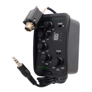 Artec Guitar Preamp CEQ 4 Band + Tuner Black