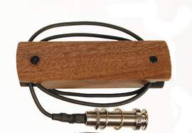 Artec Wood Soundhole Pickup Red Curl