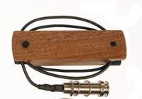 Artec Wood Soundhole Pickup 12 Pole Red Curl