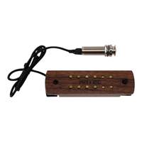 Artec Wood Soundhole Pickup 12 Pole Walnut