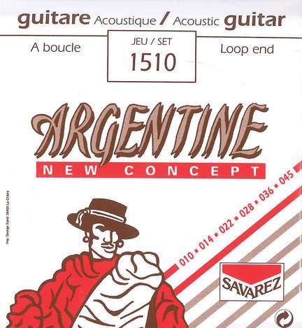 Savarez Guitar String Argentine Jazz Set Loop XL