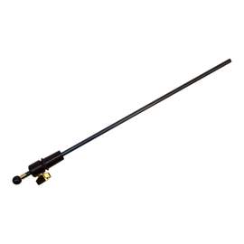 Cello Endpin Ebony + Chrome With 550mm Carbon Rod