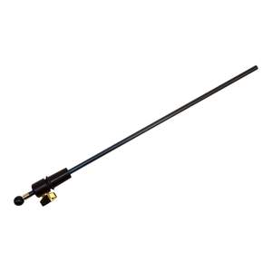 Cello Endpin Ebony & Gold Plate 550mm Carbon Rod