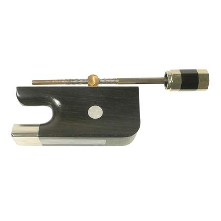 Double Bass Bow Frogs Complete, Ebony