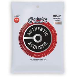Martin Guitar String Authentic Acoustic - LifeSpan 2.0 - Phosphor Bronze Light ( 12-54 )