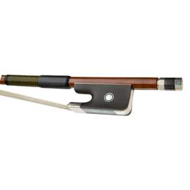 Double Bass Bow French Pattern Brazilwood Round 3/4