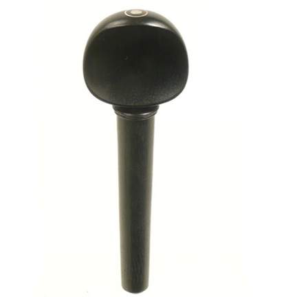 Cello Peg, Ebony Pearl Eye, Gold Ring