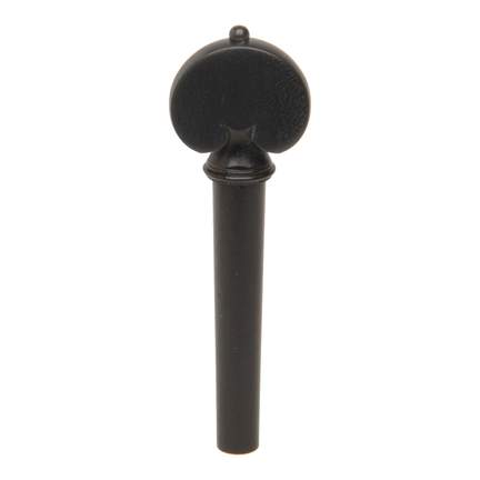 Viola Peg Ebony, Black Button