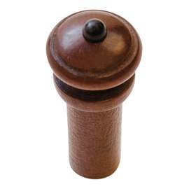 Violin/Viola Endpin Boxwood, Black Button