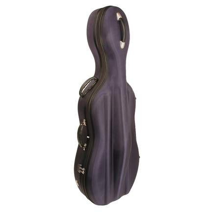 Cello Case Semi Rigid Foam, Wheels, Blue