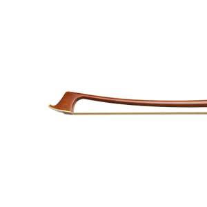 D.Bass Bow German Pattern Brazil Stick, Wood Frog 4/4-3/4