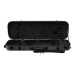 Violin Case, Polycarbonate/ABS, Oblong, Carbon Black Product Image