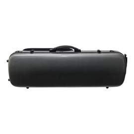 Violin Case, Polycarbonate/ABS, Oblong, Carbon Black