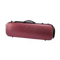 Violin Case, Polycarbonate/ABS, Oblong, Burgundy