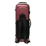 Violin Case, Polycarbonate/ABS, Oblong, Burgundy Product Image