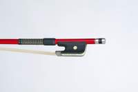 P & H Cello Bow Red Fibreglass, Natural Hair 4/4