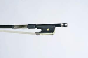 P & H Cello Bow Fibreglass, Natural Hair, Black 3/4