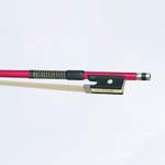P & H Violin Bow Pink Fibreglass Natural Hair 4/4 Product Image