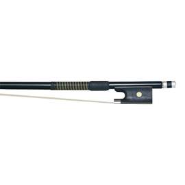 P & H Violin Bow Black Fibreglass Natural Hair 3/4