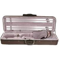 Violin Case Oblong Lightweight De Luxe, Blue 4/4