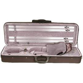 Violin Case Oblong Lightweight De Luxe, Blue 4/4