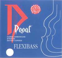 Dogal Double Bass String D 2, Flexibass, Chrome Wound 3/4