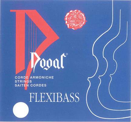 Dogal Double Bass String E 4, Flexibass, Chrome Wound 1/4