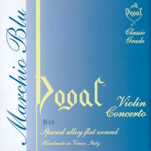 Dogal Violin String E 1, Blue