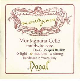 Dogal Montagnana Cello G String Silver/Tungsten