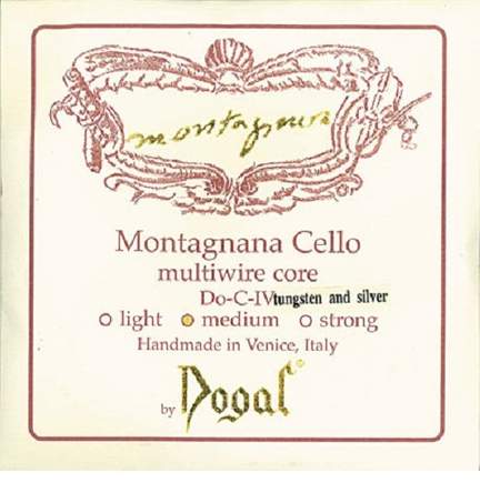 Dogal Montagnana Cello G String Silver/Tungsten