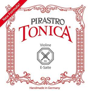 Pirastro Violin String Tonica E 1 Plain Steel, Ball 1/4