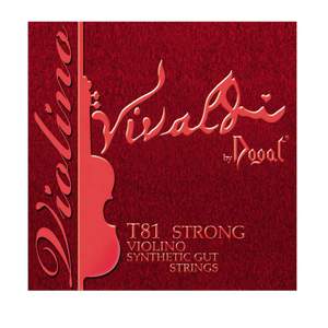 Dogal Violin String Vivaldi E 1, Aluminium Wound, Ball