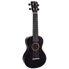 Mahalo Concert Ukulele Hano MH2 Trans Black Finish