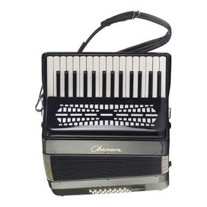 Chanson Piano Accordion 8 Bass Black