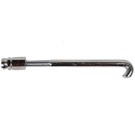 Plated Banjo Bracket Hook and Nut Complete, Nick