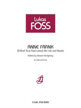 Foss, L: Anne Frank