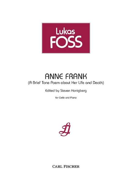 Foss, L: Anne Frank