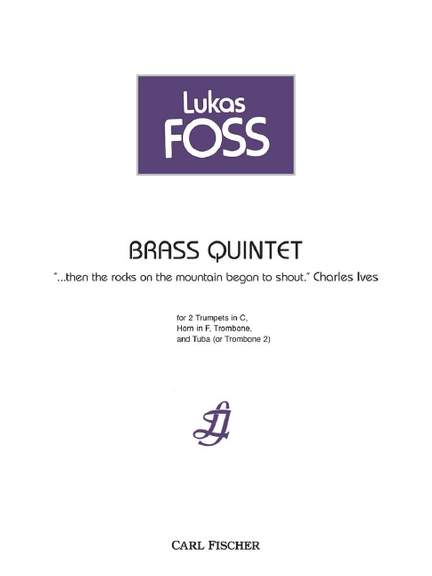 Foss, L: Brass Quintet
