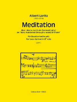 Albert Loritz: Meditation Über Maria Durch Ein Dornwald Ging