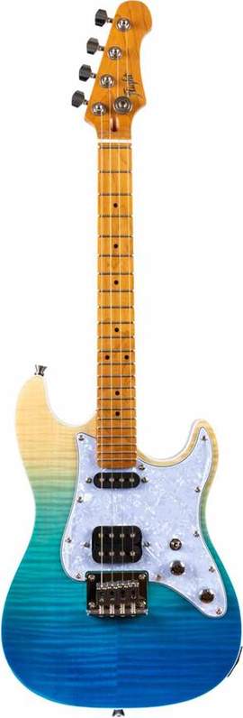Pathfinder Tenor Electric Ukulele - Trans Blue
